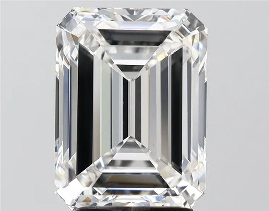 4.07ct Emerald Lab Grown Diamond (Colour E, Clarity VVS2, IGI Certified)