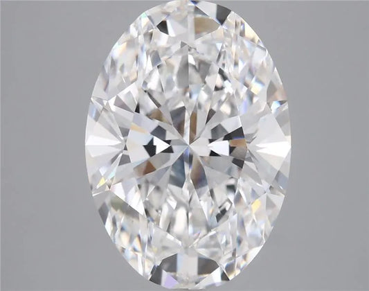 4.08ct Oval Lab Grown Diamond (Colour D, Clarity VVS2, IGI Certified)
