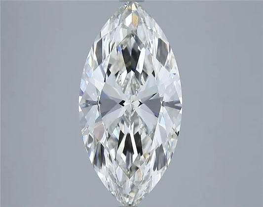 4.23ct Marquise Lab Grown Diamond (Colour G, Clarity VVS2, IGI Certified)