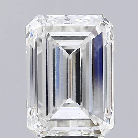 5.00ct Emerald Lab Grown Diamond (Colour F, Clarity VS1, IGI Certified)