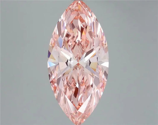 5.00ct Marquise Lab Grown Diamond (Colour Fancy Vivid Pink, Clarity VS1, IGI Certified)