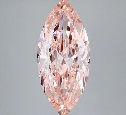 5.00ct Marquise Lab Grown Diamond (Colour Fancy Vivid Pink, Clarity VS2, IGI Certified)
