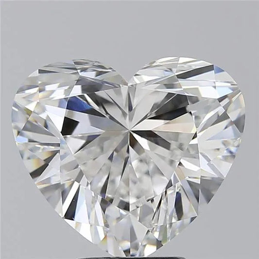 5.02ct Heart Lab Grown Diamond (Colour E, Clarity VVS1, IGI Certified)