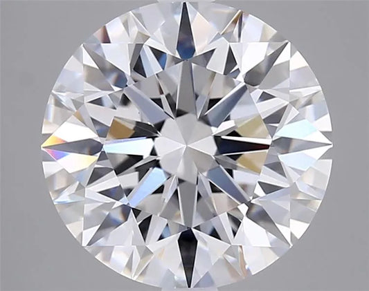 5.02ct Round Lab Grown Diamond (Colour E, Clarity VVS2, Cut EX, IGI Certified)