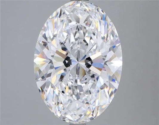 5.03ct Oval Lab Grown Diamond (Colour D, Clarity VVS2, IGI Certified)