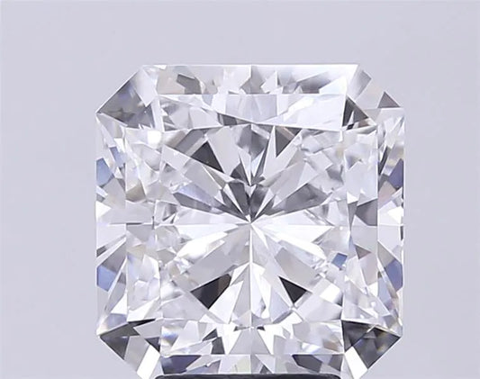 5.03ct Square radiant Lab Grown Diamond (Colour D, Clarity VVS2, IGI Certified)