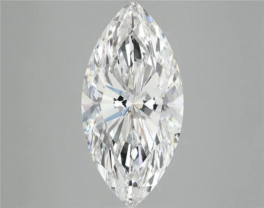 5.06ct Marquise Lab Grown Diamond (Colour E, Clarity VVS2, IGI Certified)