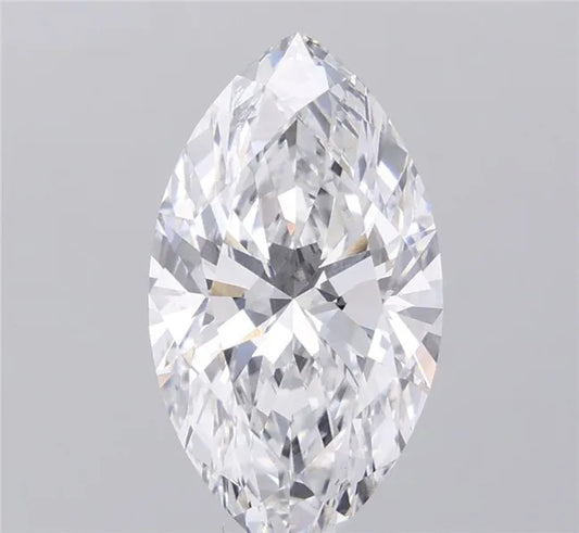 5.06ct Marquise Lab Grown Diamond (Colour E, Clarity VVS2, IGI Certified)