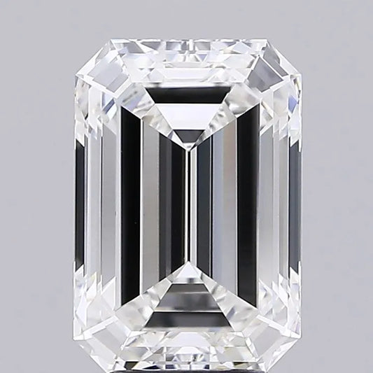 5.07ct Emerald Lab Grown Diamond (Colour F, Clarity VVS2, IGI Certified)