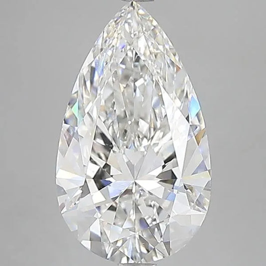 5.08ct Pear Lab Grown Diamond (Colour E, Clarity VVS2, IGI Certified)