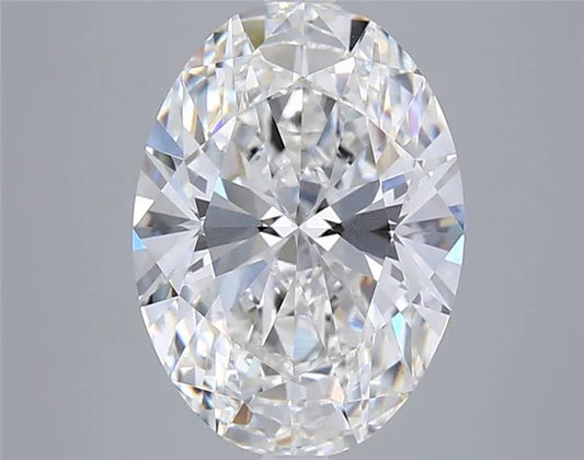 5.10ct Oval Lab Grown Diamond (Colour E, Clarity VVS2, IGI Certified)