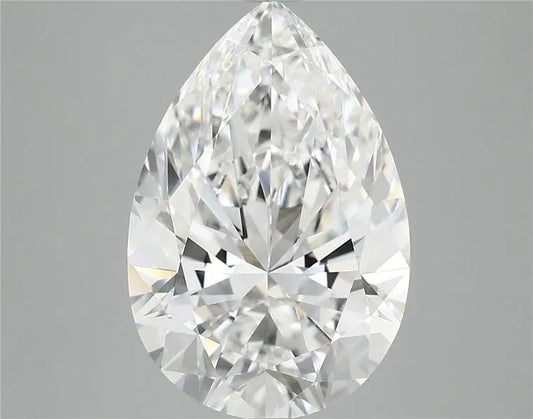 5.10ct Pear Lab Grown Diamond (Colour E, Clarity VVS2, IGI Certified)