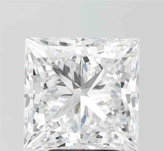 5.28ct Princess Lab Grown Diamond (Colour E, Clarity VVS2, IGI Certified)