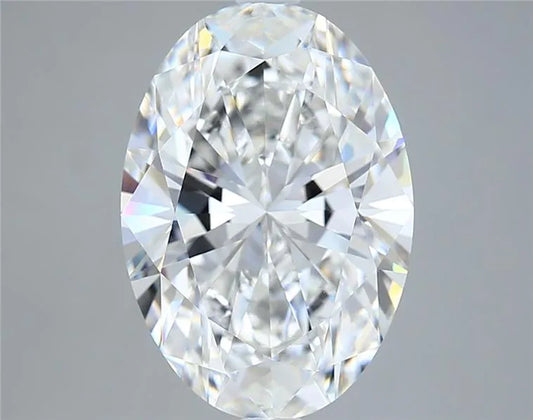5.31ct Oval Lab Grown Diamond (Colour E, Clarity VVS2, IGI Certified)