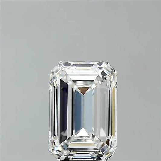 5.45ct Emerald Lab Grown Diamond (Colour F, Clarity VVS1, IGI Certified)
