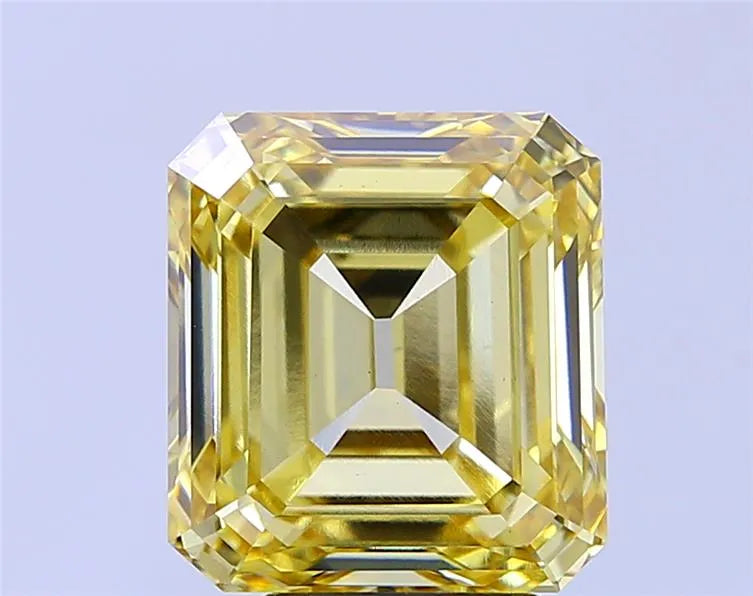 5.50ct Emerald Lab Grown Diamond (Colour Fancy Intense Yellow, Clarity VS1, IGI Certified)