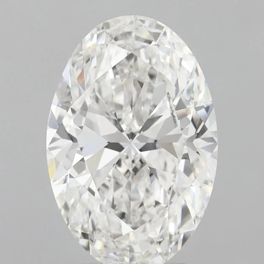 5.50ct Oval Lab Grown Diamond (Colour E, Clarity VVS2, IGI Certified)