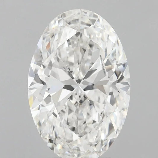 5.50ct Oval Lab Grown Diamond (Colour E, Clarity VVS2, IGI Certified)