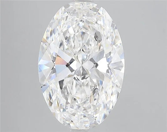 5.51ct Oval Lab Grown Diamond (Colour E, Clarity VVS2, IGI Certified)