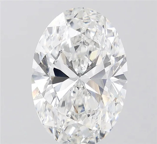 5.58ct Oval Lab Grown Diamond (Colour D, Clarity VVS2, IGI Certified)