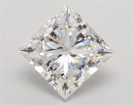 5.86ct Princess Lab Grown Diamond (Colour E, Clarity VVS2, IGI Certified)