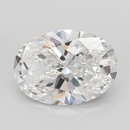 6.00ct Oval Lab Grown Diamond (Colour E, Clarity VVS2, IGI Certified)