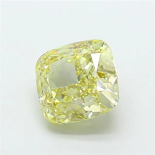 6.02ct Cushion modified Lab Grown Diamond (Colour Fancy Yellow, Clarity VVS2, IGI Certified)