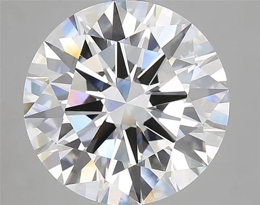 6.02ct Round Lab Grown Diamond (Colour E, Clarity VVS2, Cut ID, IGI Certified)