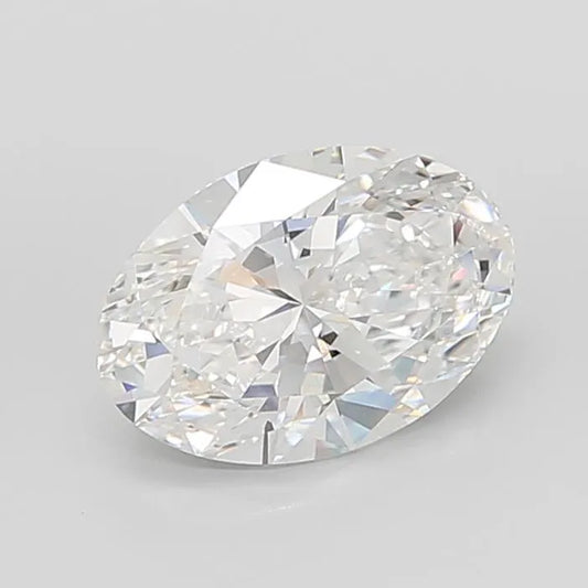 6.03ct Oval Lab Grown Diamond (Colour E, Clarity VVS2, IGI Certified)