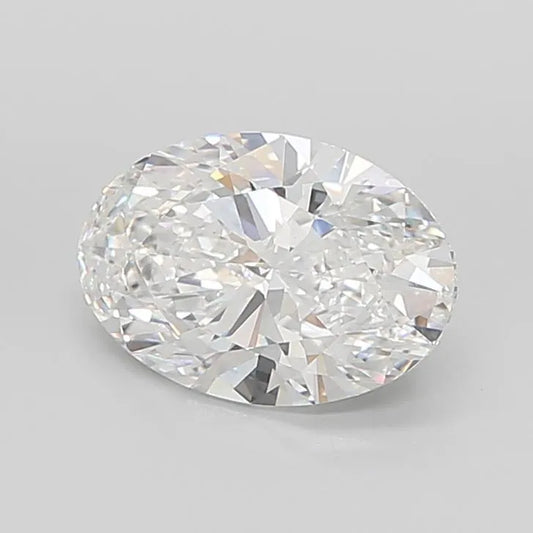 6.03ct Oval Lab Grown Diamond (Colour E, Clarity VVS2, IGI Certified)