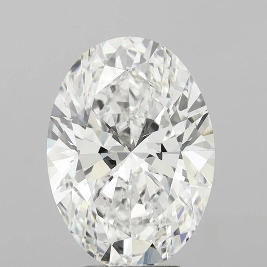 6.03ct Oval Lab Grown Diamond (Colour E, Clarity VVS2, IGI Certified)
