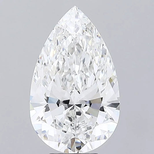 6.04ct Pear Lab Grown Diamond (Colour E, Clarity VVS2, IGI Certified)
