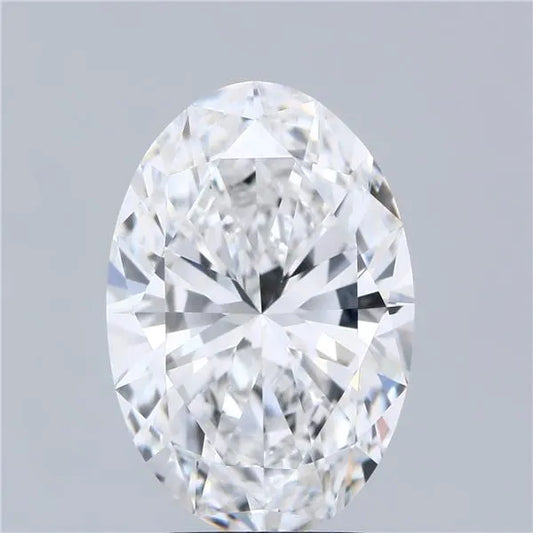 6.05ct Oval Lab Grown Diamond (Colour E, Clarity VVS1, IGI Certified)