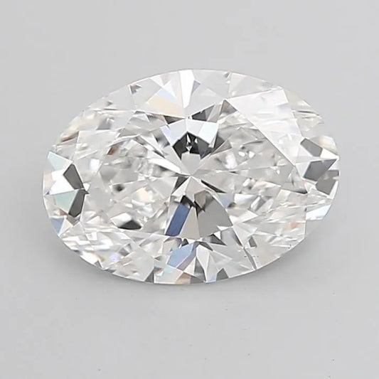 6.07ct Oval Lab Grown Diamond (Colour E, Clarity VVS2, IGI Certified)