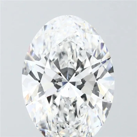 6.07ct Oval Lab Grown Diamond (Colour E, Clarity VVS2, IGI Certified)