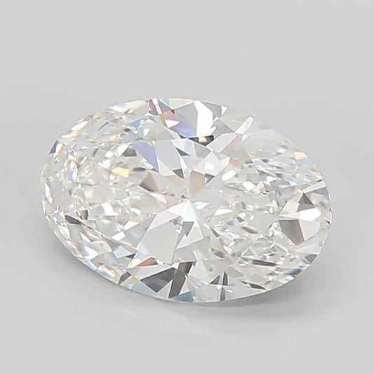 6.08ct Oval Lab Grown Diamond (Colour E, Clarity VVS2, IGI Certified)