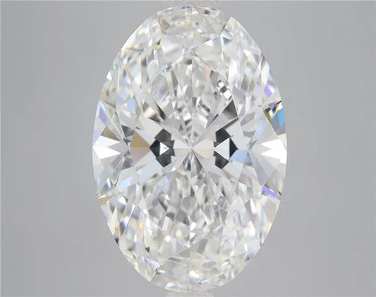 6.08ct Oval Lab Grown Diamond (Colour E, Clarity VVS2, IGI Certified)