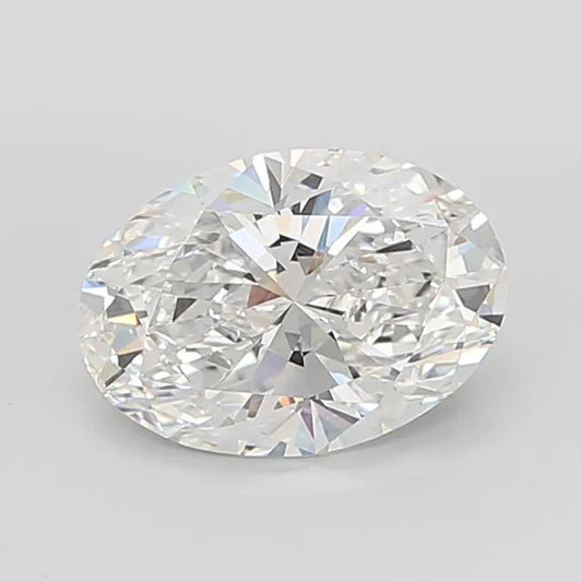 6.10ct Oval Lab Grown Diamond (Colour E, Clarity VVS2, IGI Certified)
