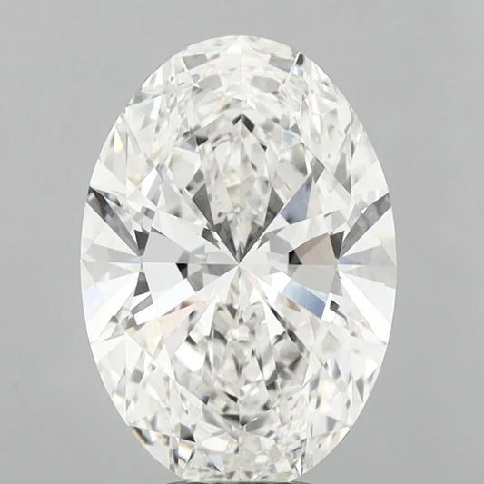 6.10ct Oval Lab Grown Diamond (Colour F, Clarity VVS2, IGI Certified)