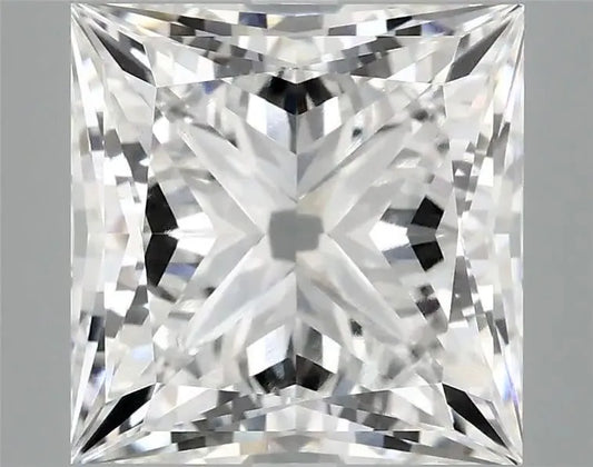 6.13ct Princess Lab Grown Diamond (Colour E, Clarity VVS2, IGI Certified)