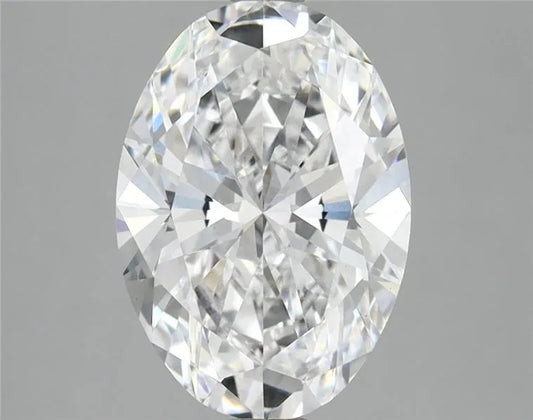 6.16ct Oval Lab Grown Diamond (Colour E, Clarity VVS1, IGI Certified)