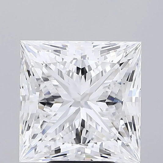 6.27ct Princess Lab Grown Diamond (Colour E, Clarity VVS2, IGI Certified)