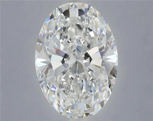 6.42ct Oval Lab Grown Diamond (Colour E, Clarity VVS2, IGI Certified)