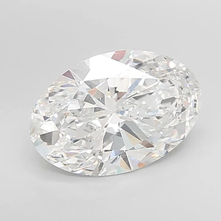6.59ct Oval Lab Grown Diamond (Colour E, Clarity VVS2, IGI Certified)