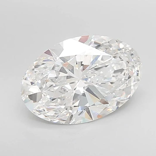 6.59ct Oval Lab Grown Diamond (Colour E, Clarity VVS2, IGI Certified)
