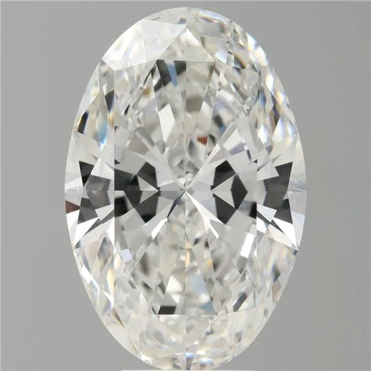 6.60ct Oval Lab Grown Diamond (Colour E, Clarity VVS2, IGI Certified)