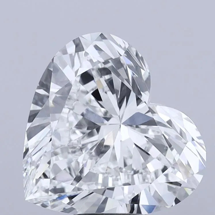 7.01ct Heart Lab Grown Diamond (Colour F, Clarity VVS2, IGI Certified)