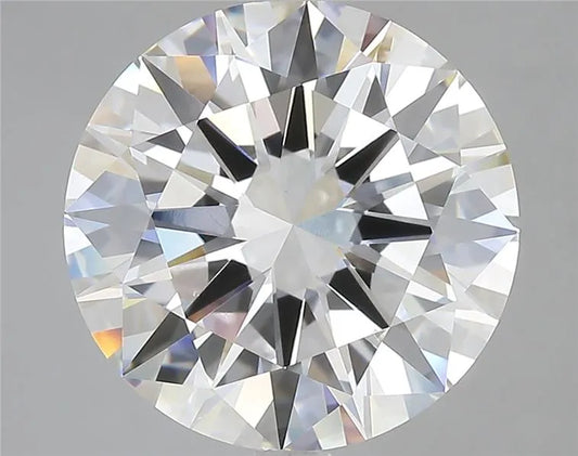 7.02ct Round Lab Grown Diamond (Colour E, Clarity VVS2, Cut EX, IGI Certified)