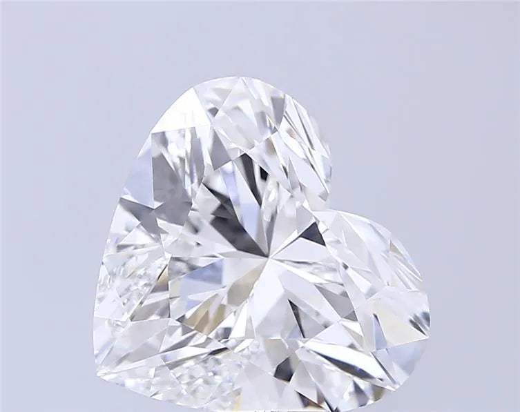 7.09ct Heart Lab Grown Diamond (Colour E, Clarity VVS2, IGI Certified)
