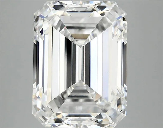 7.42ct Emerald Lab Grown Diamond (Colour E, Clarity VVS2, IGI Certified)